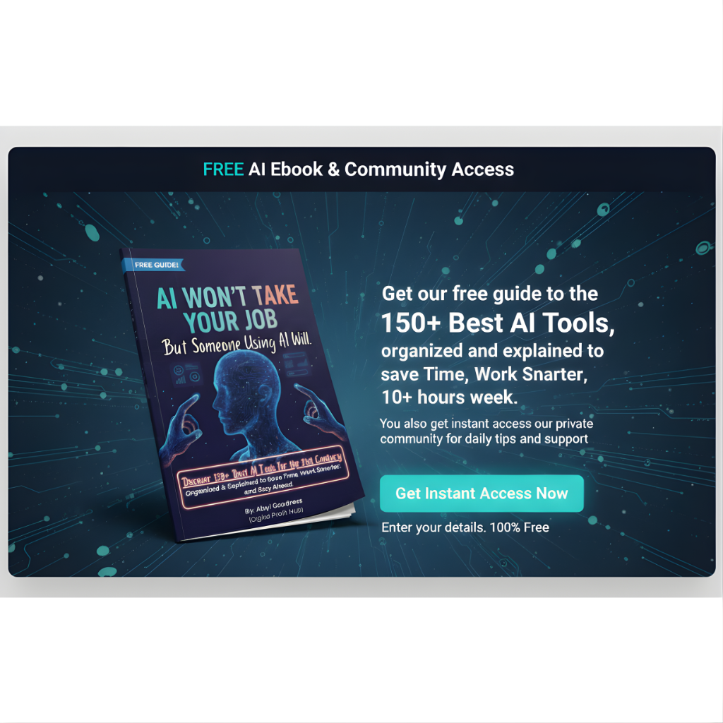 free AI Tools Ebook & community access