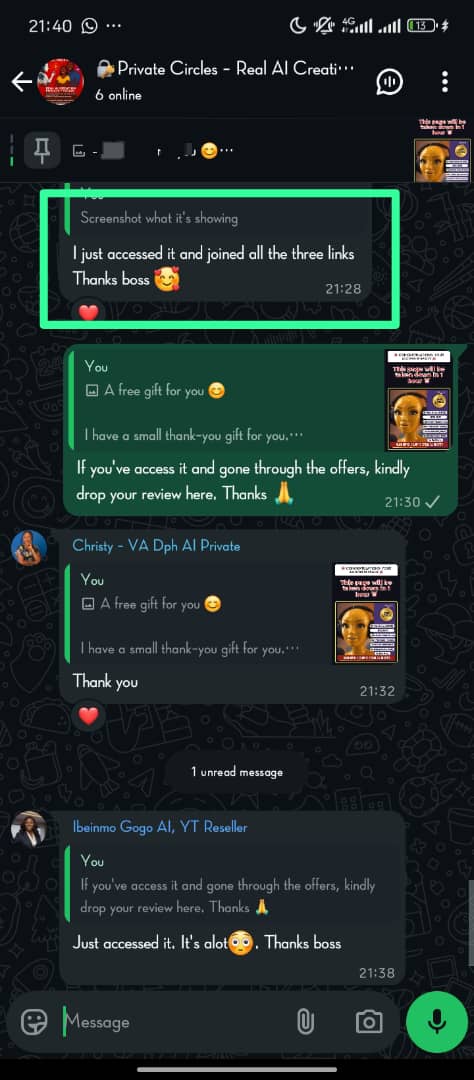 Testimonial from satisfied customer