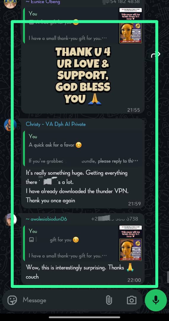 Testimonial from satisfied customer